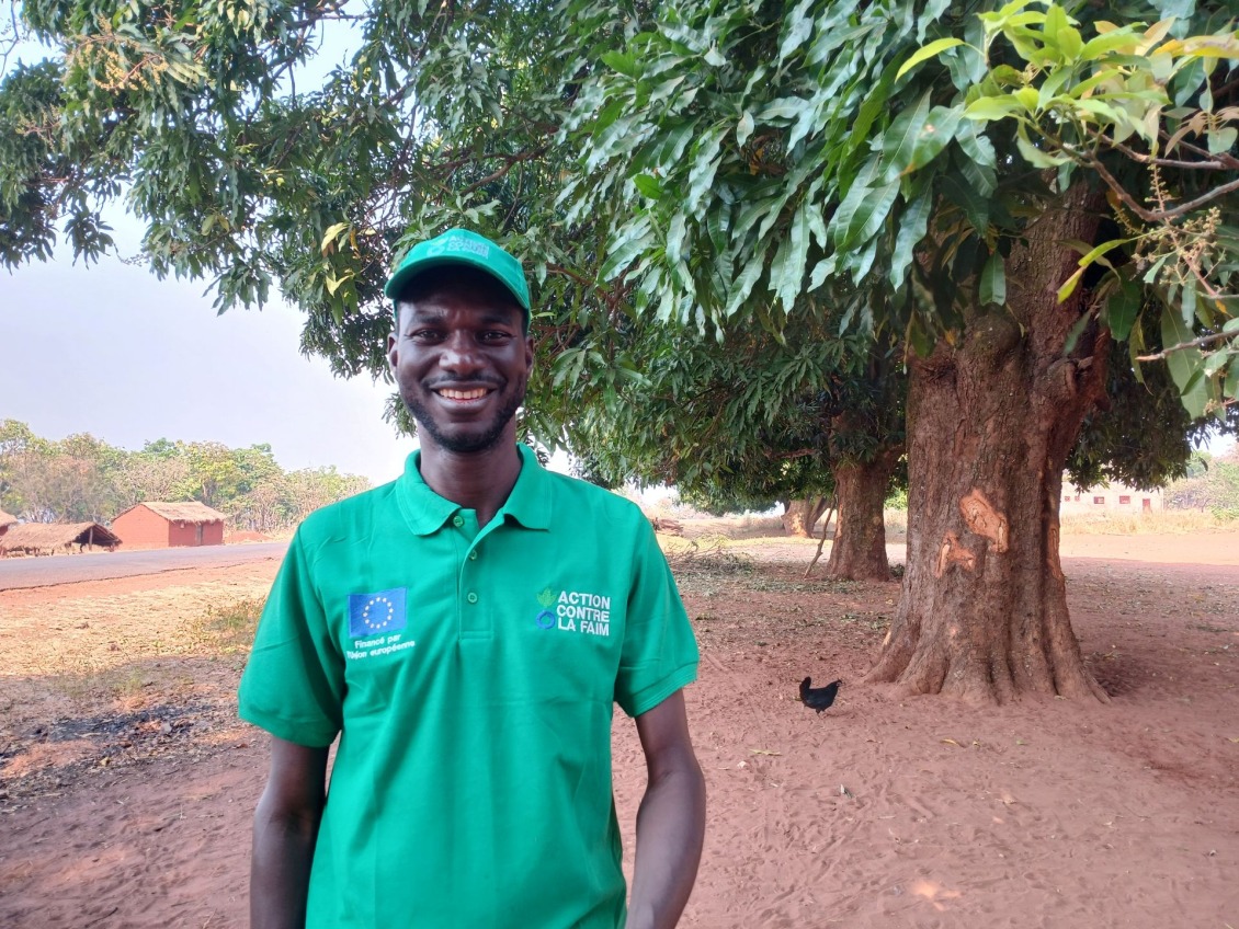 Rodrigue Gnoula, Coordinator of the Action Against Hunger base in Bouar.