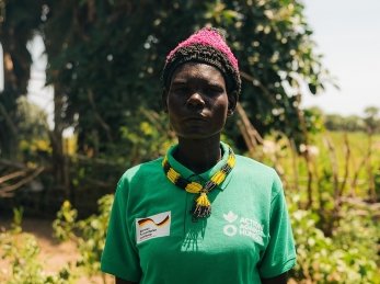 Aling went to Action Against Hunger's nutrition site for assistance.