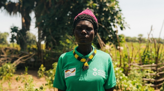 Aling went to Action Against Hunger's nutrition site for assistance.