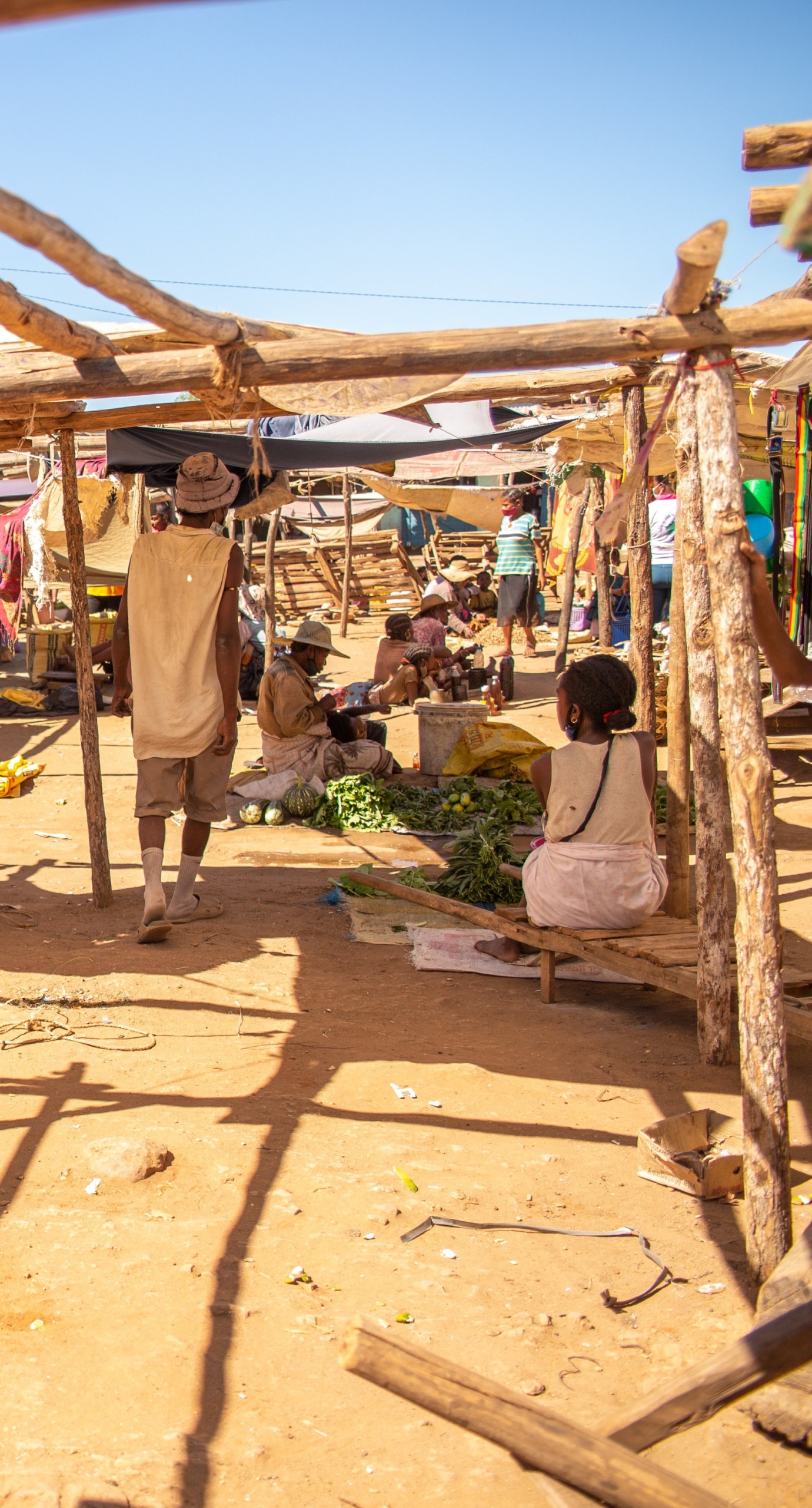 Prices for what little food available in local markets are high, and there are few customers who can afford them.
