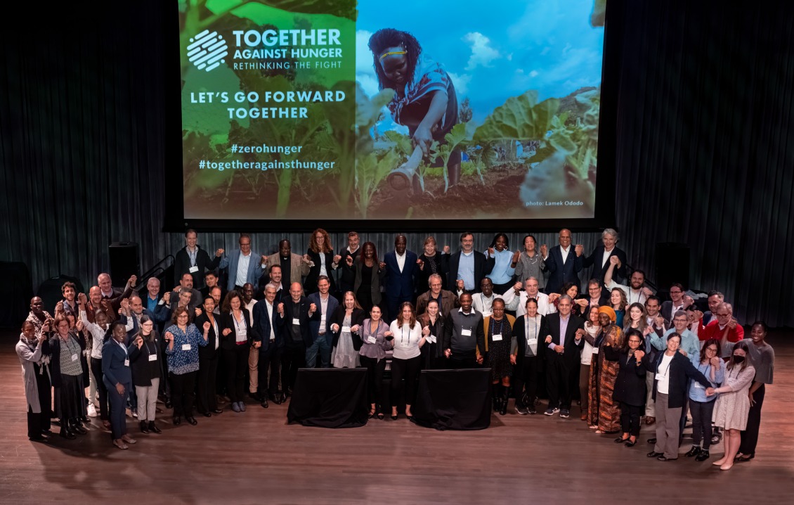 Participants at Together Against Hunger