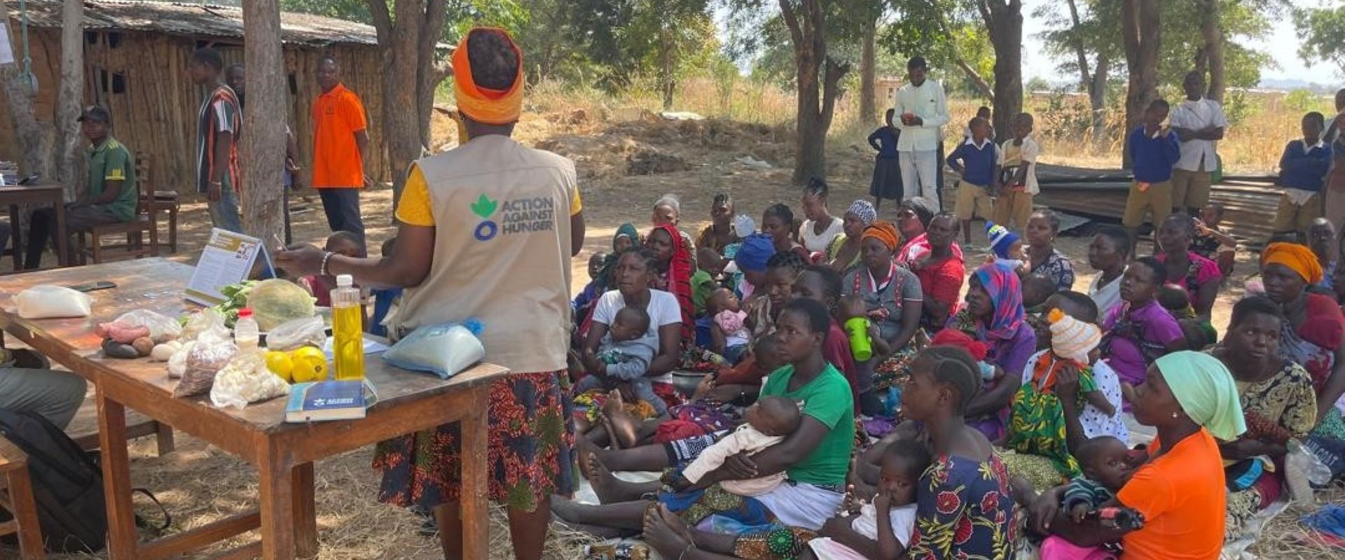 Nutrition education session done at Mzogole village during the VHND.