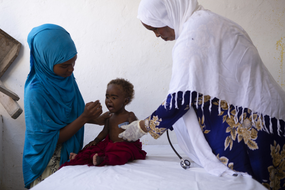 A nurse at Action Against Hunger