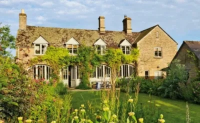 A stone cottage in England