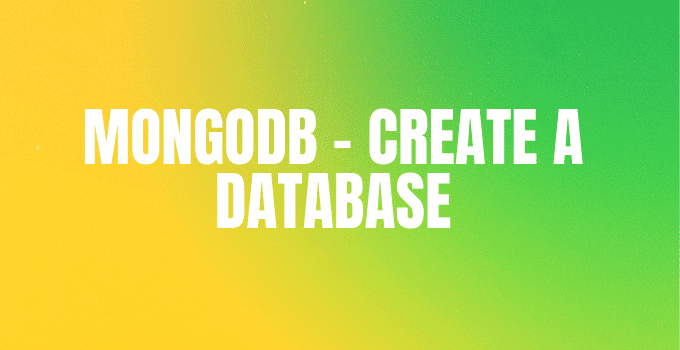 MongoDB Create Database | Create Database in MongoDB Techy Hunger